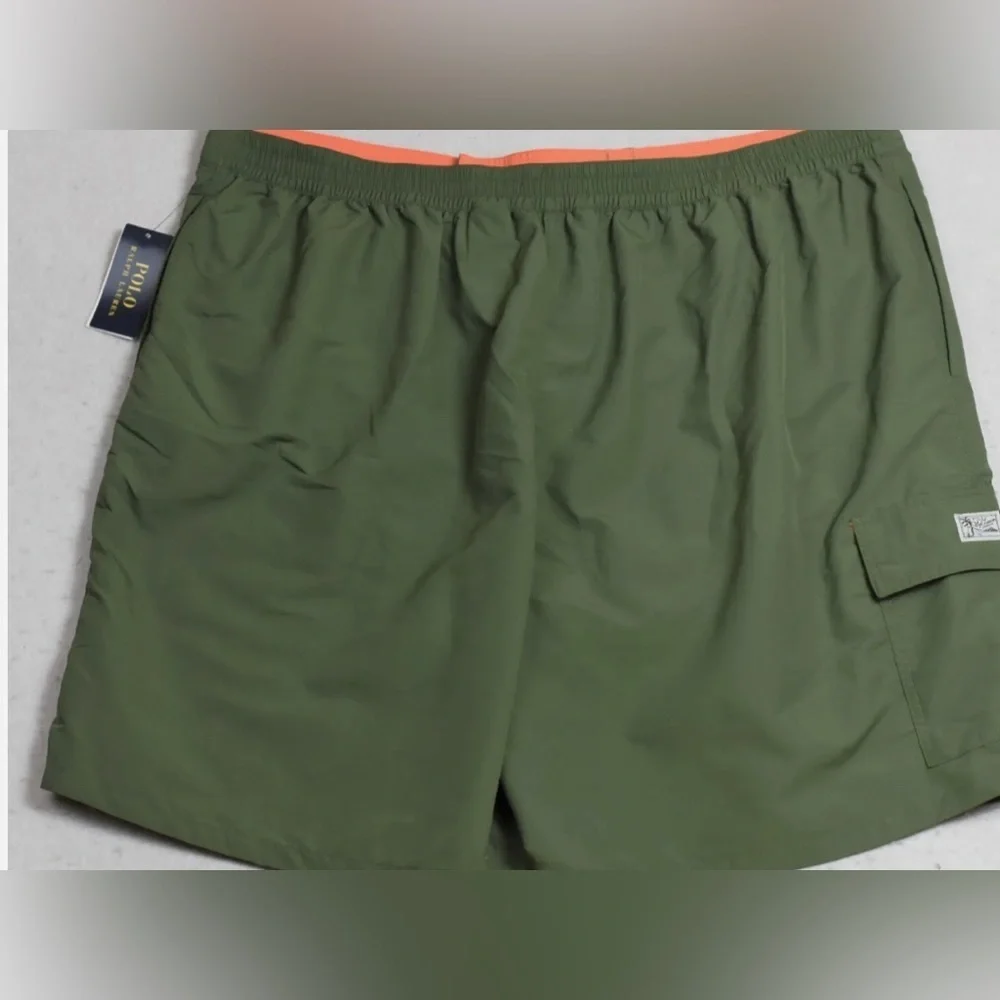 Polo Ralph Lauren Swim Trunks Briefs Shorts Olive Green
